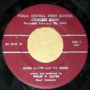 Piqua Central High School Concert Band 1965 - "Pep Song"
